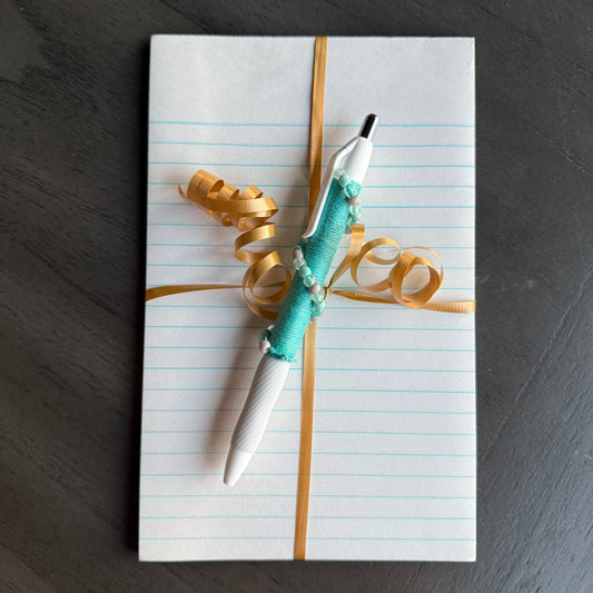 TEAM CAPTAIN Notepad with Pen Bundle